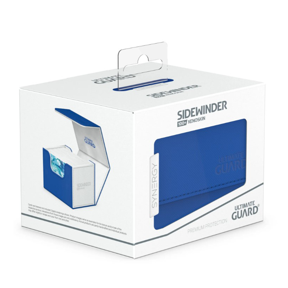 Ultimate Guard - Deck Case Sidewinder SYNERGY Blue/White 100+