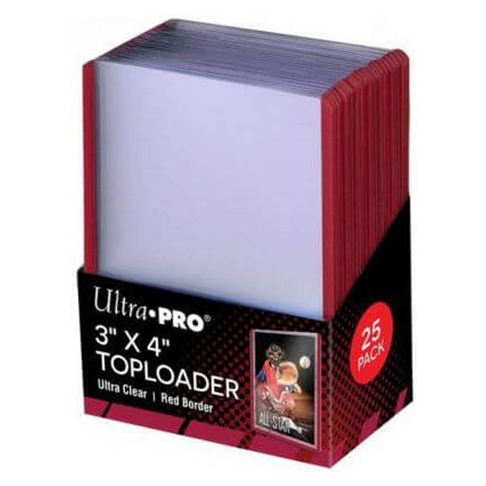 Ultra PRO - Top Loader Red Border (25 pezzi)