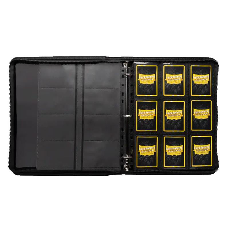 Album ad Anelli (9 tasche) - Zipster Regular - Iron Grey - Dragon Shield