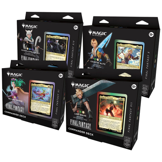 Magic - Final Fantasy - Box Commander Deck (4 Mazzi) - ENG