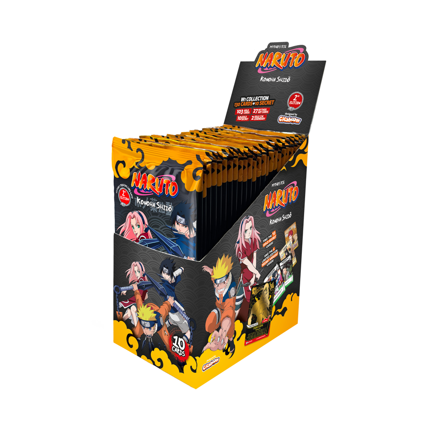PREORDINE - NARUTO MYTHOS TCG - 2ND EDITION - BOX 24 BUSTE - ENG