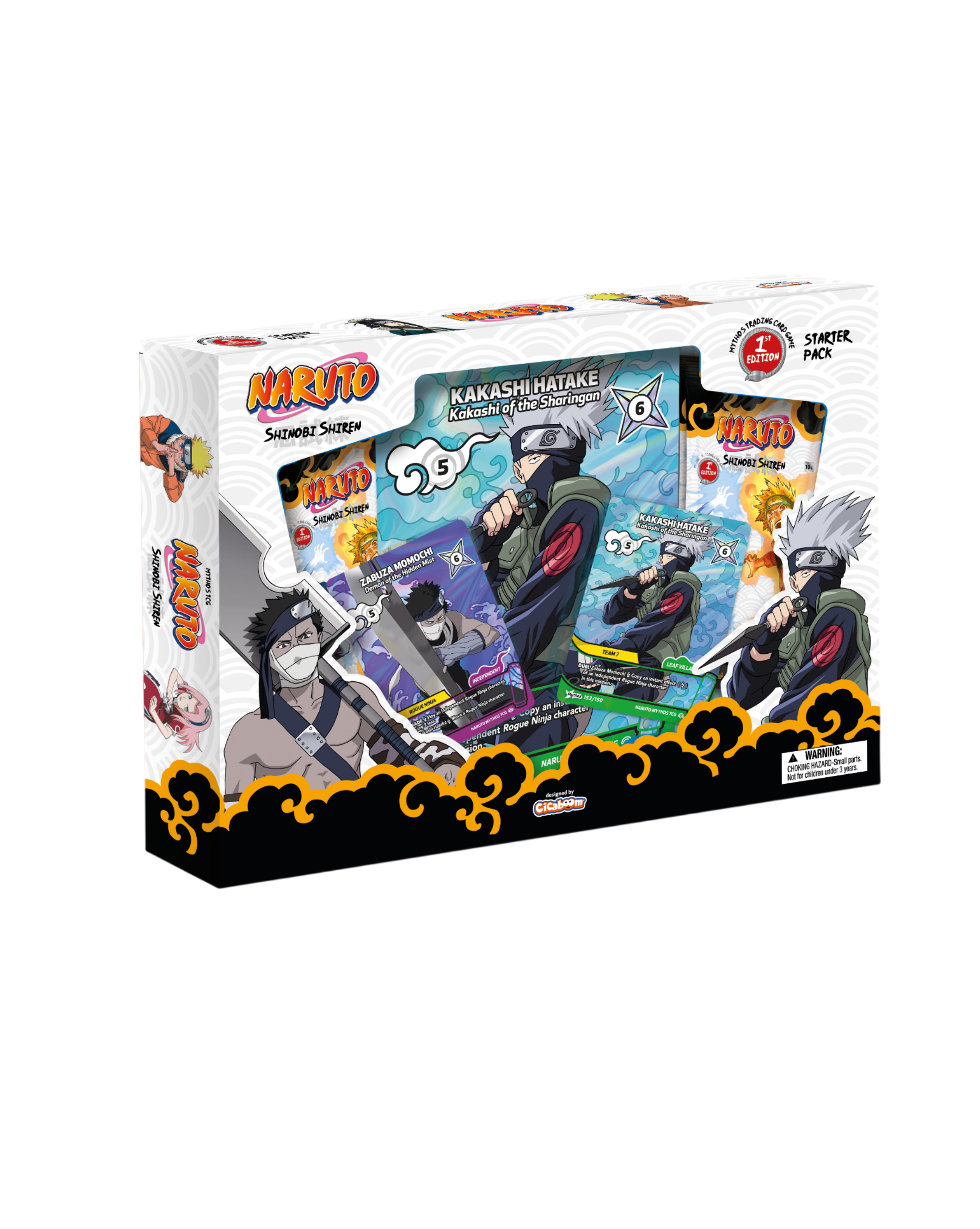 NARUTO MYTHOS TCG - SHINOBI SHIREN - STARTER PACK - KAKASHI VS ZABUZA - ENG