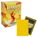 100 Dragon Shield Sleeves - Matte Yellow