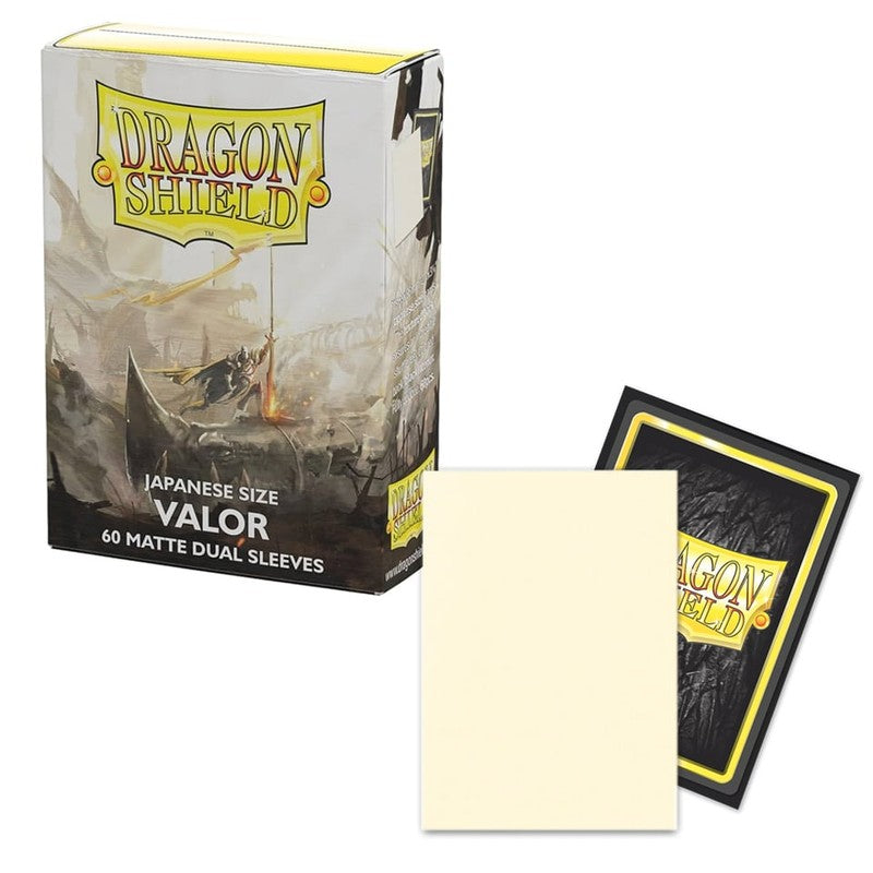 60 Small Dragon Shield Sleeves - Valor - Small Japanese Size