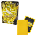 60 Small Dragon Shield Sleeves - Matte Yellow - Small Japanese Size