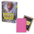 60 Small Dragon Shield Sleeves - Matte Pink Diamond - Small Japanese Size