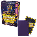 60 Small Dragon Shield Sleeves - Matte Purple - Small Japanese Size