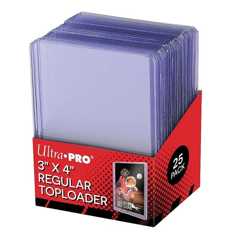 25 Ultra Pro Regular Toploaders - 3"x4" | 76,2 mm x 101,6 mm