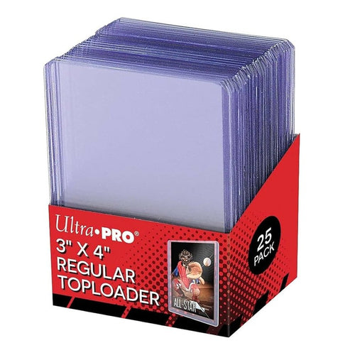25 Ultra Pro Regular Toploaders - 3"x4" | 76,2 mm x 101,6 mm