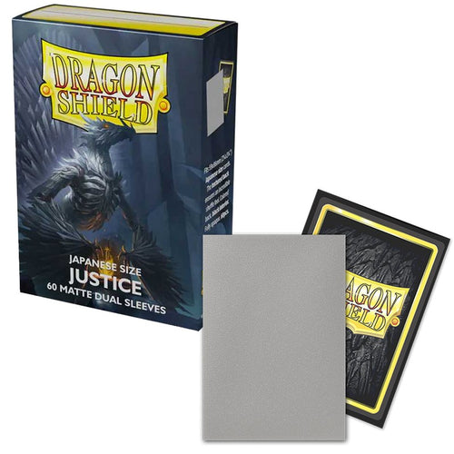60 Small Dragon Shield Sleeves - Dual Matte Justice - Small Japanese Size
