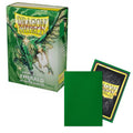 60 Small Dragon Shield Sleeves - Matte Emerald - Small Japanese Size