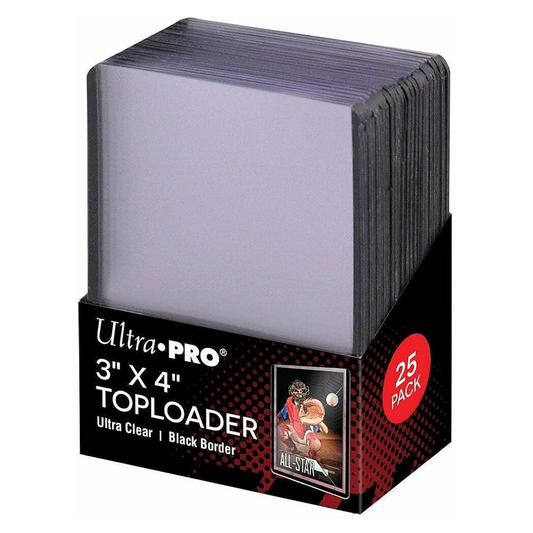 Ultra PRO - Top Loader Black Border (25 pezzi)